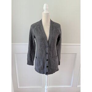 Lochleven Gray Button-Up Cashmere Cardigan S